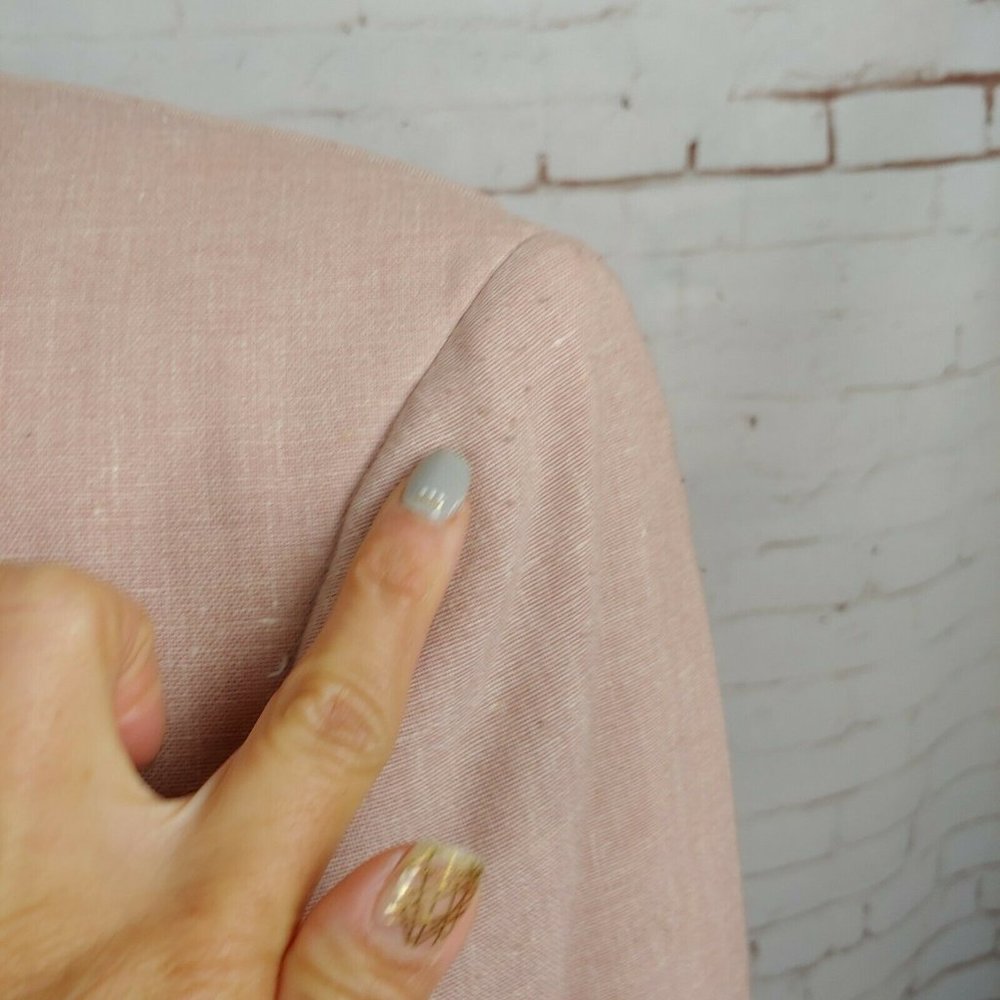 Vintage Glenshire Fine Tailored Clothing Blazer Mens 42 Lined Pink Jacket - Picture 10 of 12